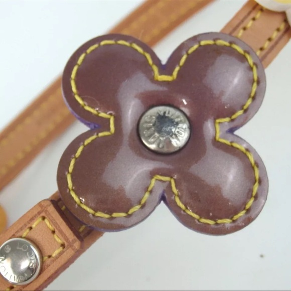 Authentic Louis Vuitton Flower Lexington Vernis Choker Bracelet - Picture 5 of 11